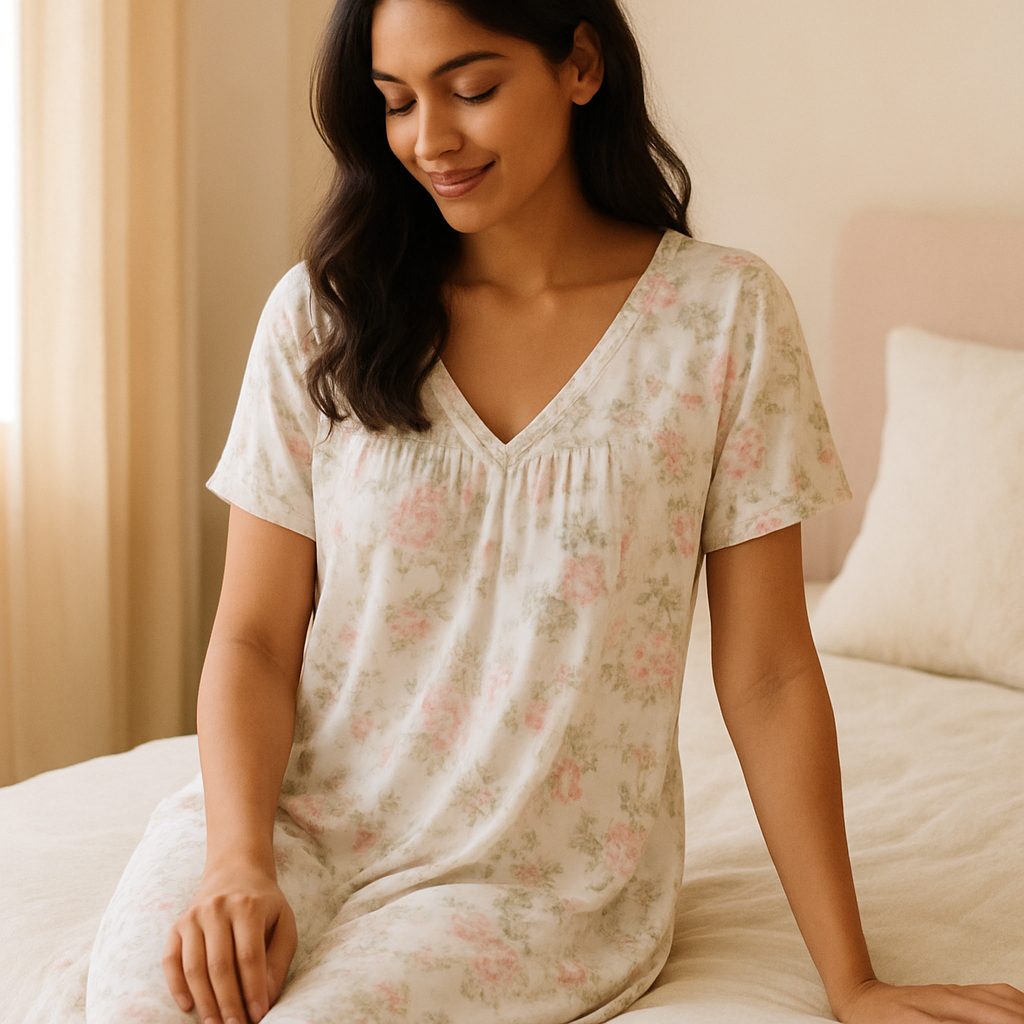 Floral Nighties — Fresh, graceful florals made for easy everyday comfort.